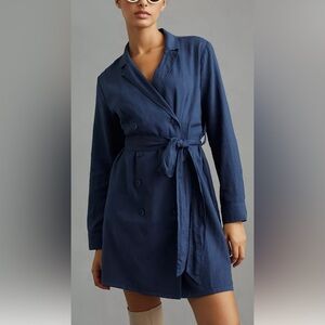 Belted Blazer Dress